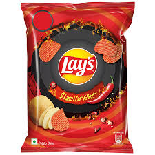 LAYS SIZZLING HOT MRP 10
